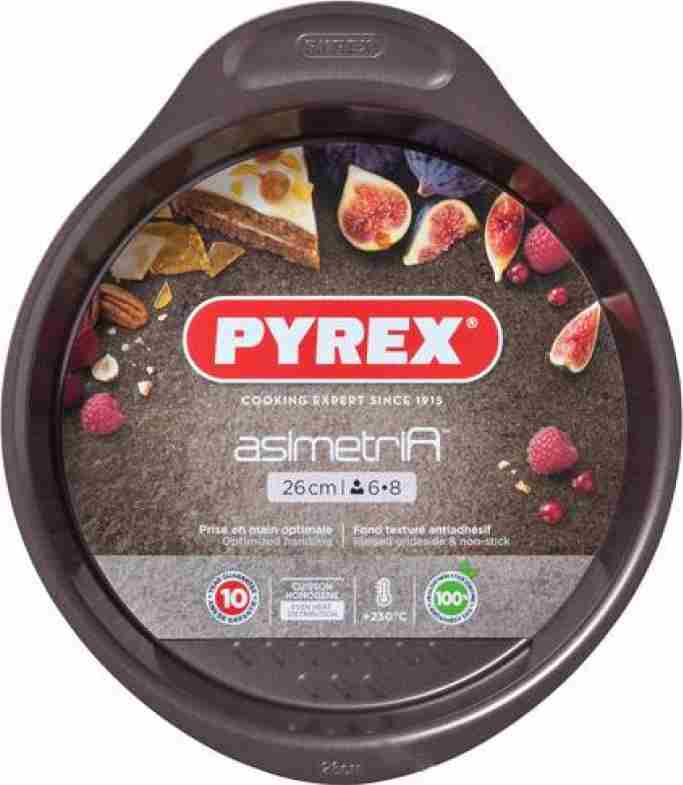 Фото форма pyrex asimetria круглая 26см (as26ba0)