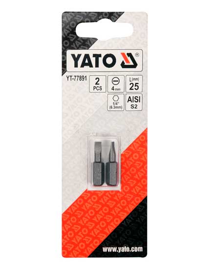   YATO SL4x25 HEX 1/4" 2 (YT-77891)