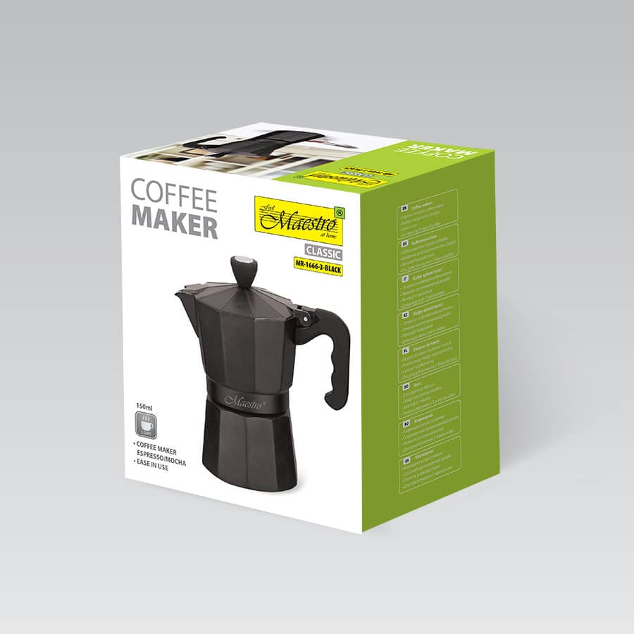   Maestro Espresso Moka 300  6  (MR-1666-6-BLACK)