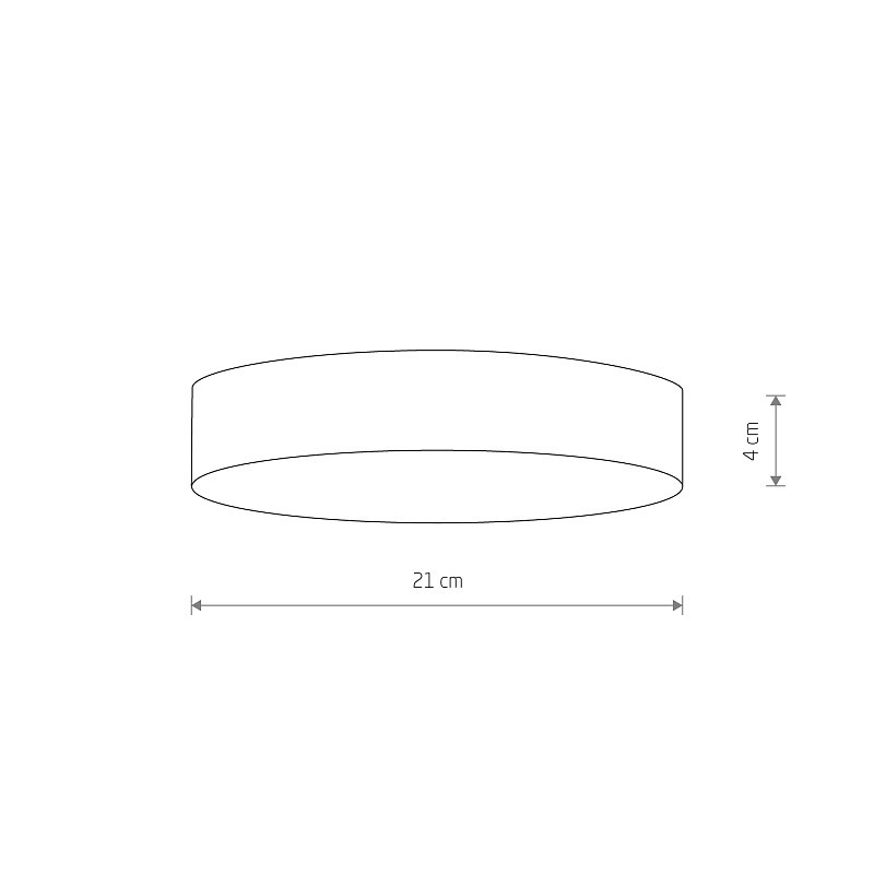   nowodvorski lid round led 35w, 4000k white (10413)