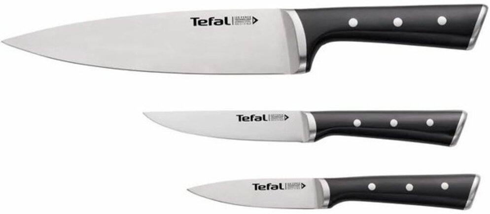 Фото набор ножей tefal ice force 3 предмета (k2323s74)