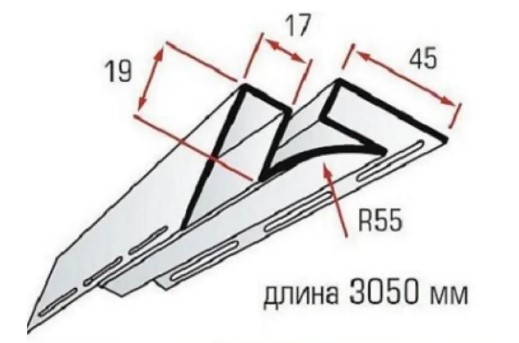 Угол внутренний Альта-Профиль Flex мята 3,05м