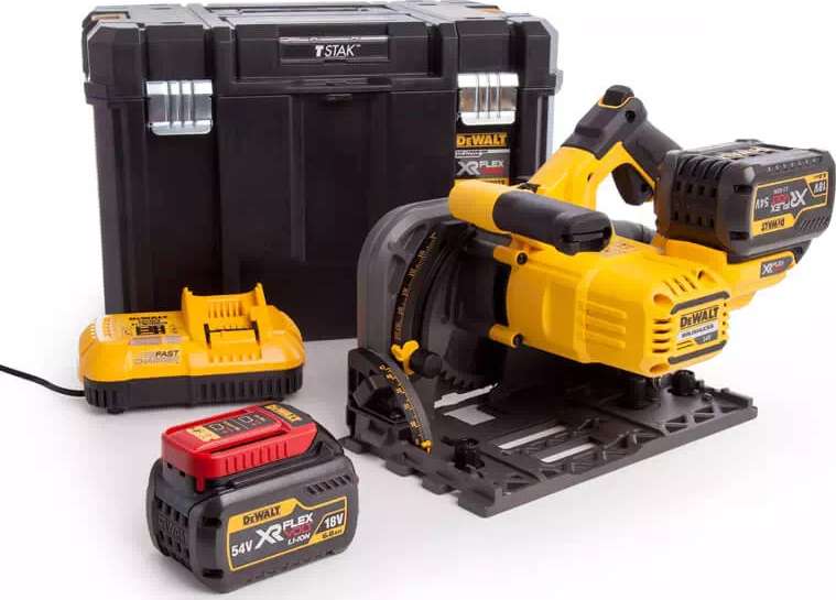 Пила дискова занурювальна акумуляторна DeWALT DCS520T2