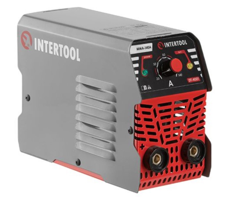 Апарат зварювальний інверторний Intertool MMA-140А DT-4001