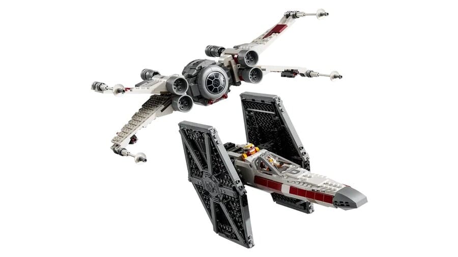 Конструктор Lego Star Wars Збірний пакет Винищувач TIE і Корабель X-wing 1063 деталі (75393)