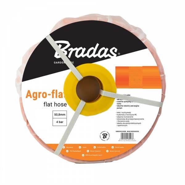 Шланг плаский Bradas Agro-Flat PE 2" 100м (WAF4B200100)