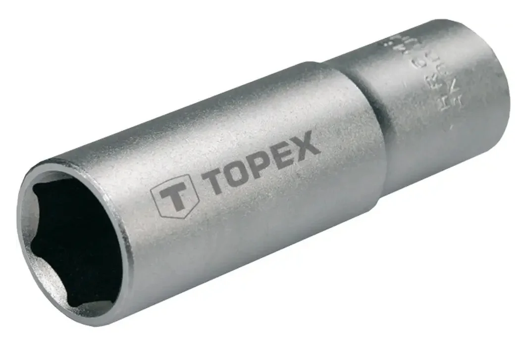 Головка торцева 6-гранна TOPEX довга 1/2" 16мм (38D755)