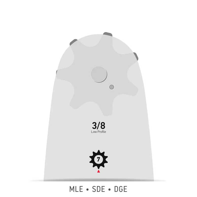 Шина OREGON 3/8" 1,3мм довжина шини 12''/30см (120SDEA095)