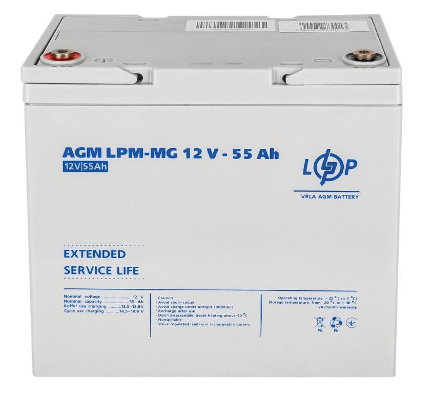   LogicPower LPM-MG 12V 55Ah (3873)