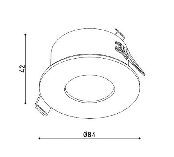     kloodi gu10 kd-ba257 bk ip44