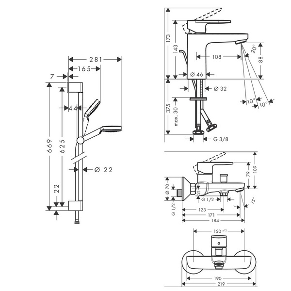   Hansgrohe Vernis Blend (71551111)