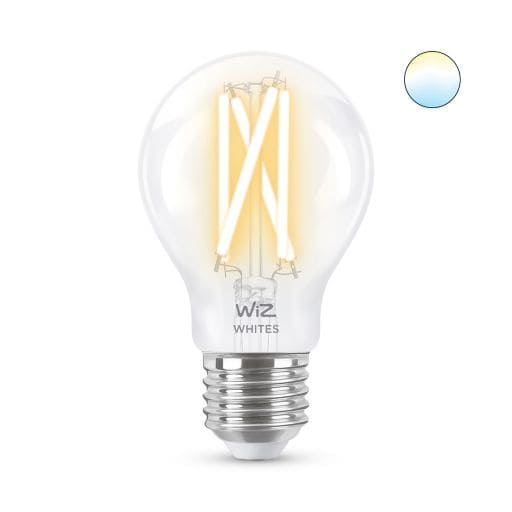 Лампа WiZ Smart E27 7W 60W 806Lm A60 2700-6500 філаментна Wi-Fi (929003017201)