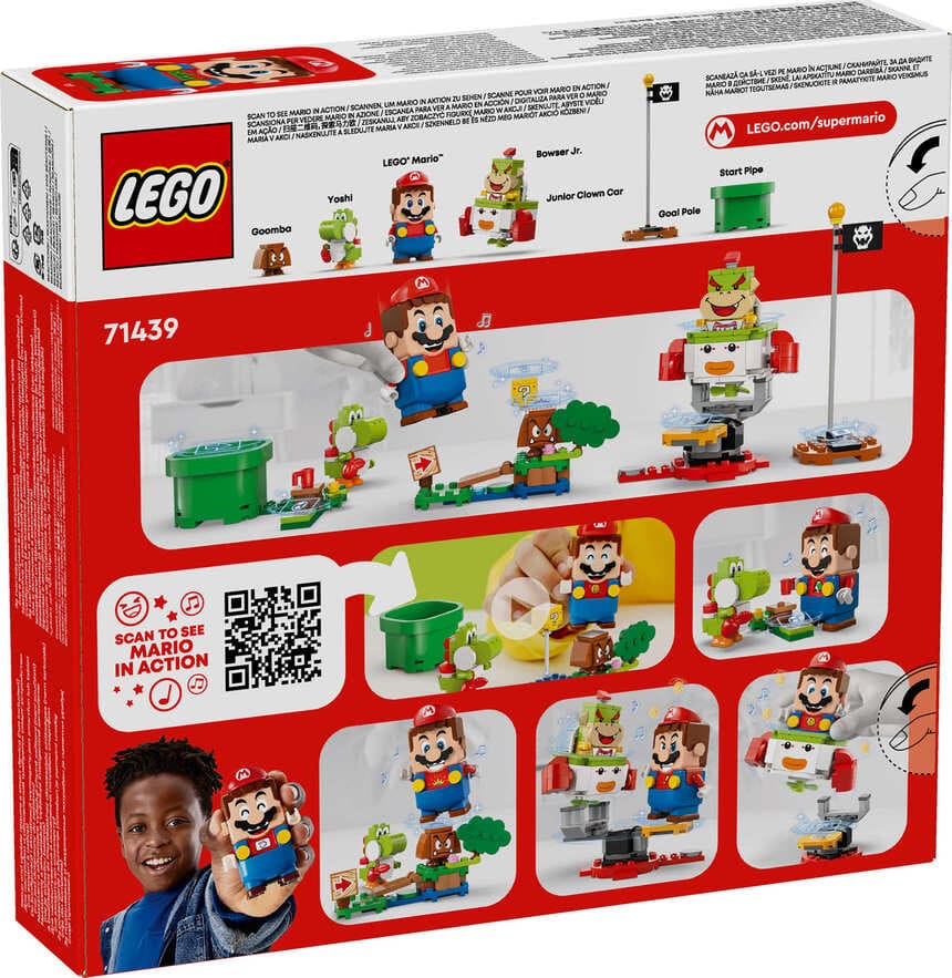 Конструктор Lego Super Mario Пригоди з інтерактивним Lego Маріо 218 деталей (71439)