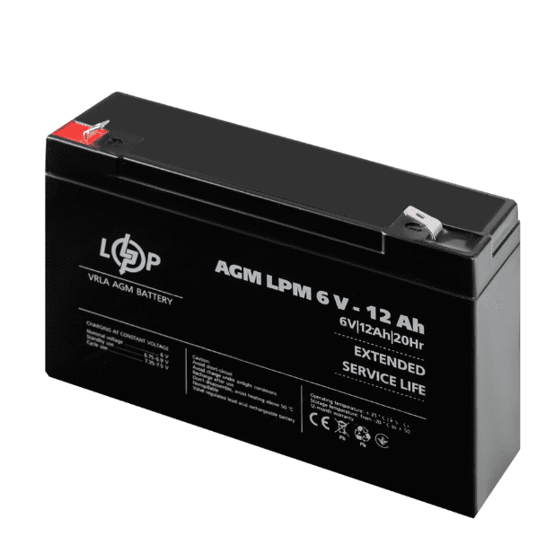   LogicPower AGM LPM 6V 12Ah (4159)