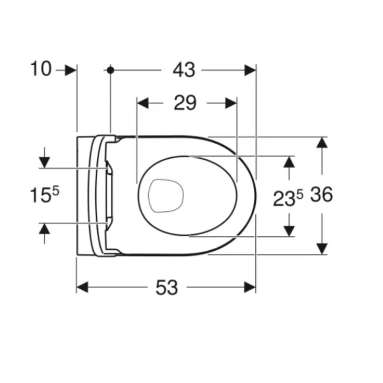 Унитаз подвесной Geberit iCon (501.663.JT.1)