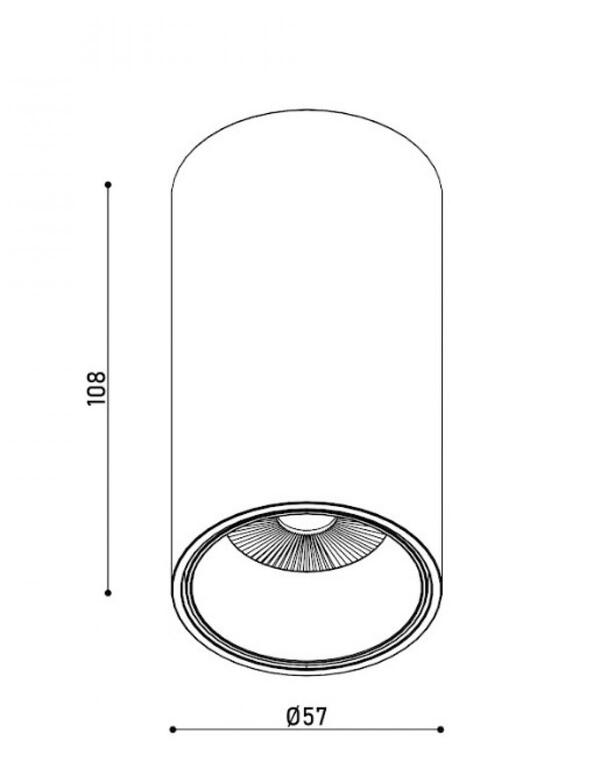 Точковий світильник KLOODI KD-1179 WH IP20