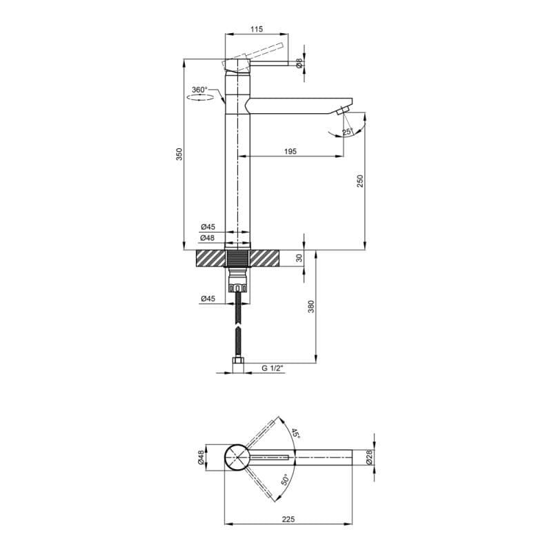    Qtap Spring QTSPRCRM001XL