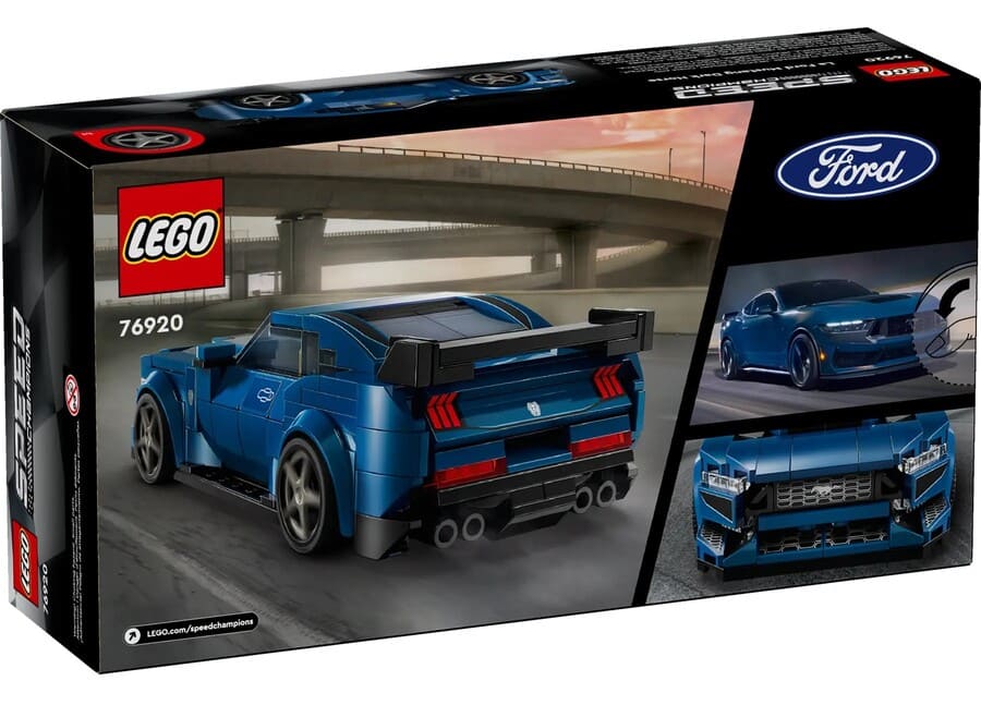 Конструктор Lego Speed Champions Спортивний автомобіль Ford Mustang Dark Horse 344 деталі (76920)