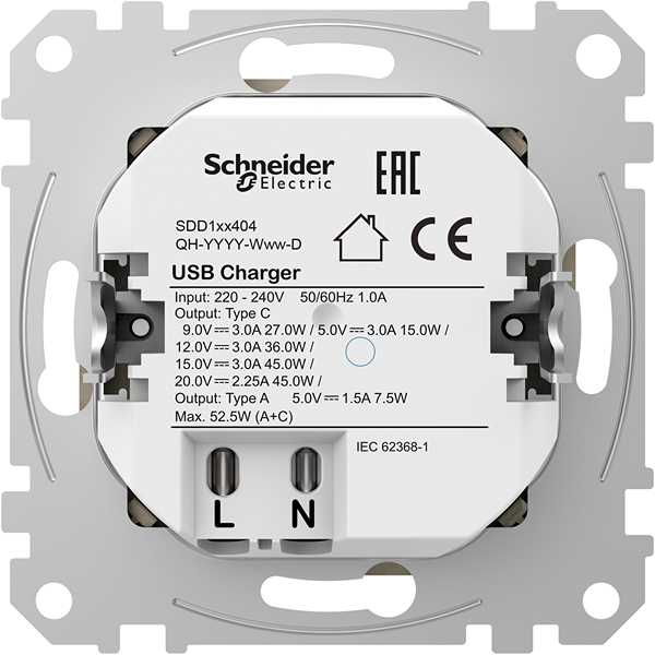 Розетка USB Schneider Sedna Design SDD112404 бежевий