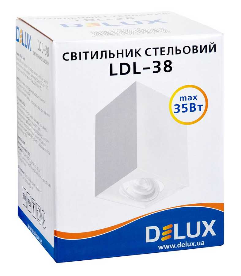 Фото потолочный светильник delux ldl-38 белый (90015914)