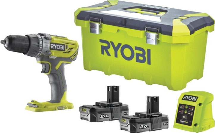 Шуруповерт-дриль Ryobi One+ R18PD31-242VTA55 (5133005477)