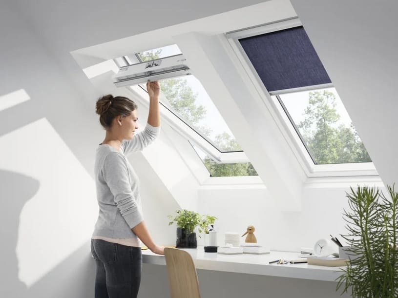 Окно мансардное VELUX GLU PK08 0061 94x140см дерево в полиуретане