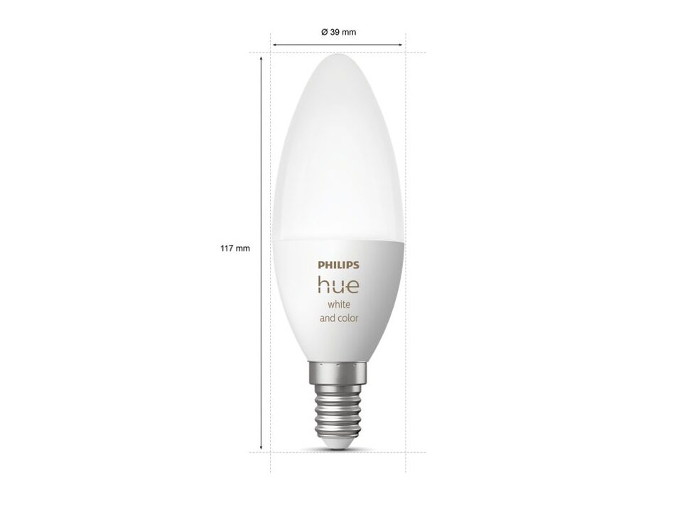 Лампа Philips Hue Smart E14 RGB (929002294209)