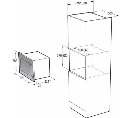 Фото микроволновая печь gorenje bm201ag1bg