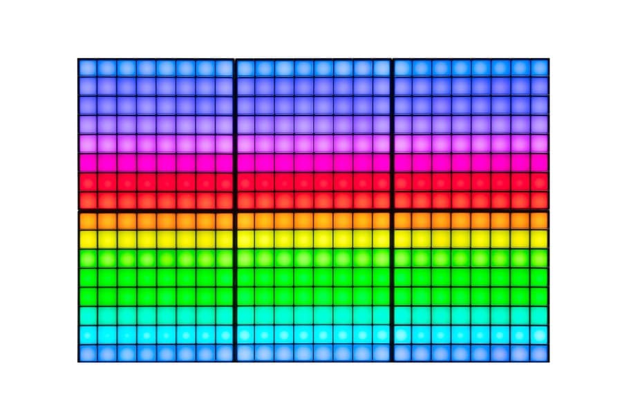   twinkly smart led squares 1+5 rgb gen ii ip20 16x16 (twq064stw-07-beu)