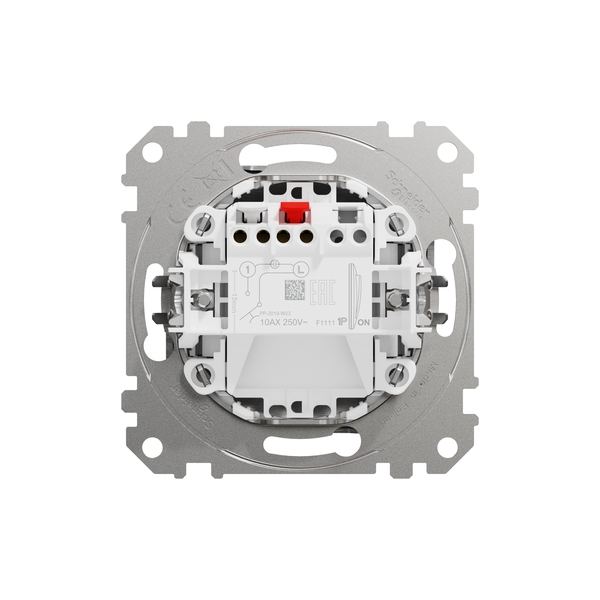 Кнопка Schneider Sedna Elements SDD170111 матовий алюміній