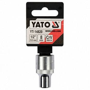 Головка торцева YATO Spline 1/2" M8 38мм (YT-14820)