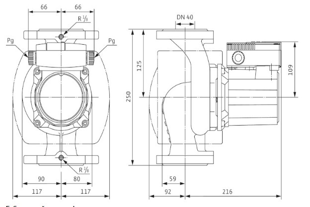 Насос циркуляционный Wilo TOP-S 40/10 DM (2165525)