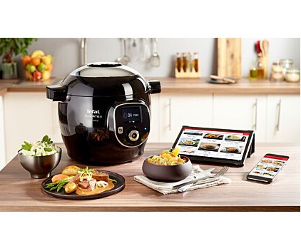 Мультиварка-скороварка Tefal Cook4me+ Connect CY855830