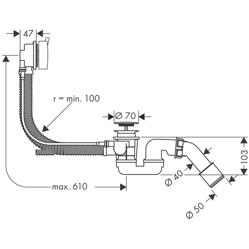    Hansgrohe Flexaplus S (58150000)