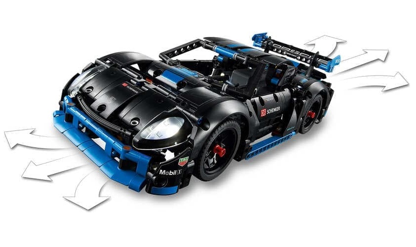 Конструктор Lego Technic Автомобіль для перегонів Porsche GT4 e-Performance 834 деталі (42176)