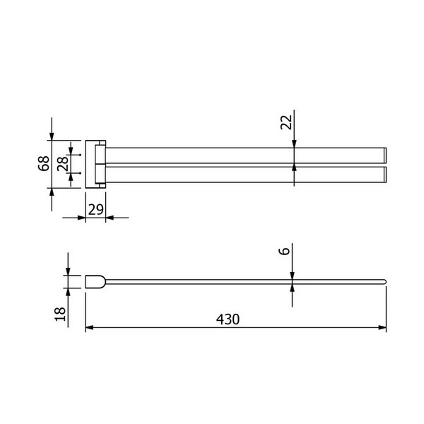  Langberger 2138008E-BP SLIM black