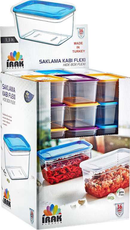     irak plastik flexy box 17x12x9 1,3 (6510)