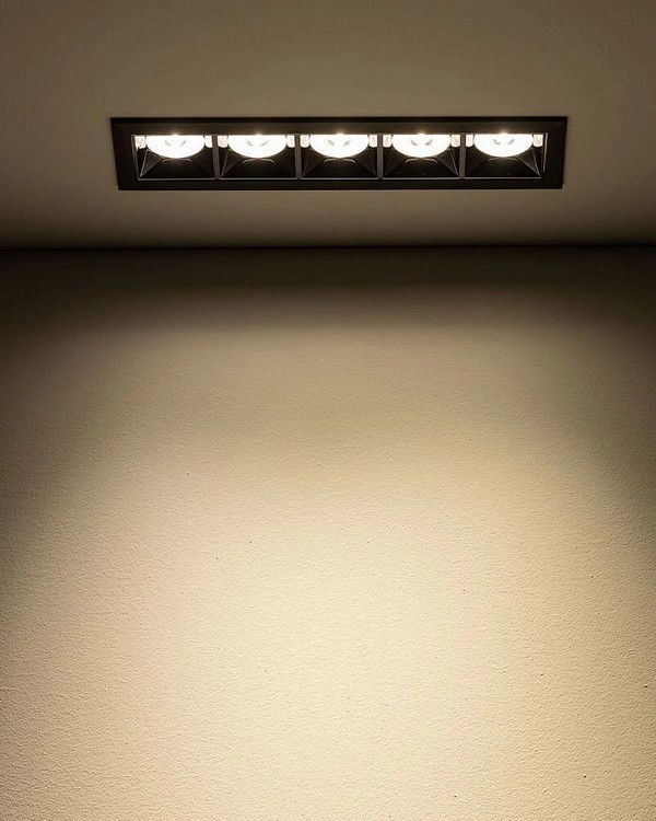   nowodvorski midi led black 20w 3000k recessed (10062)