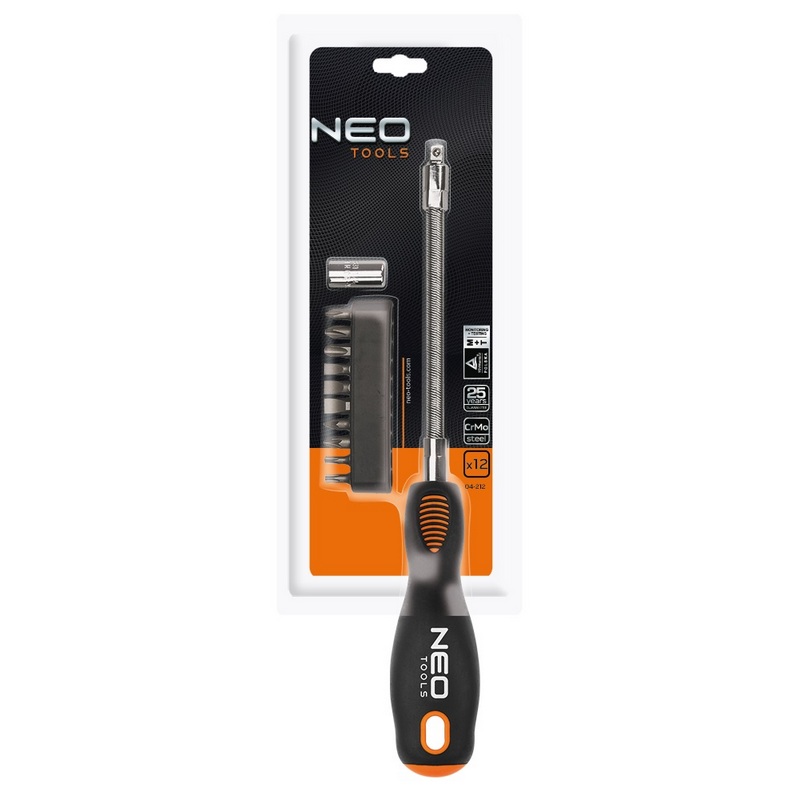 Викрутка з гнучким стержнем Neo Tools 1/4 (04-212)