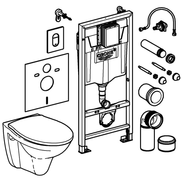 Унитаз подвесной Grohe Solido (39418000)