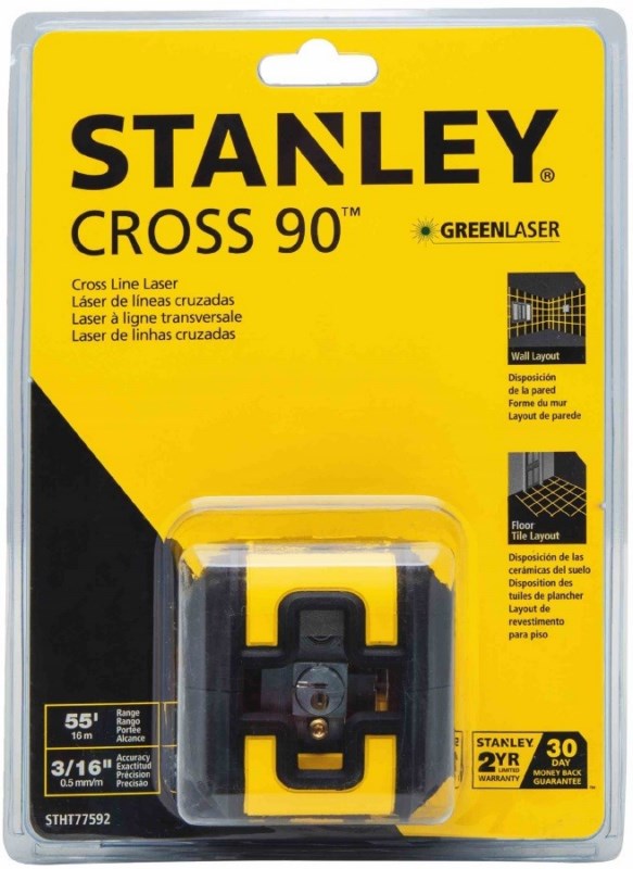 Нівелір лазерний STANLEY Cross90 Green (STHT77592-1)