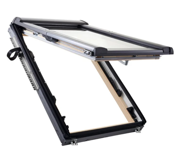 Вікно мансардне Roto Designo WDF R89P H N WD AL 11/11 дерево