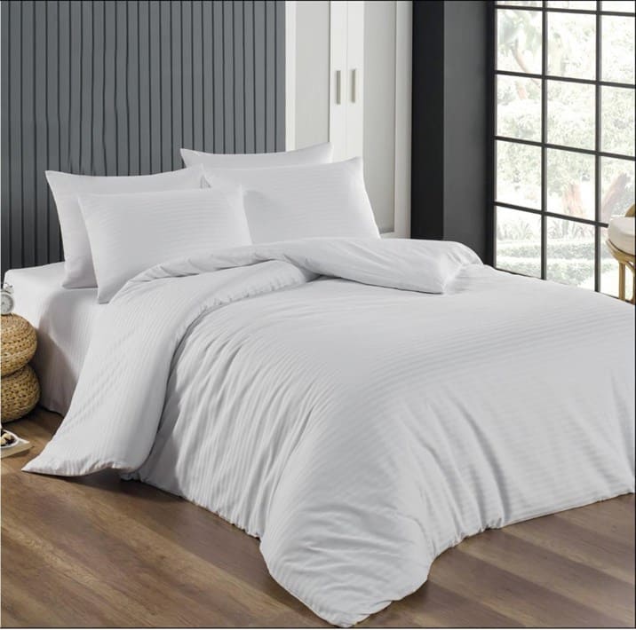 Комплект постельного белья LightHouse Sateen STRIPE White 220x200см, 2x50x70см (603661_2,0)