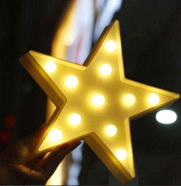  led- uft funny lamp star yellow (uftfunnylampstar)