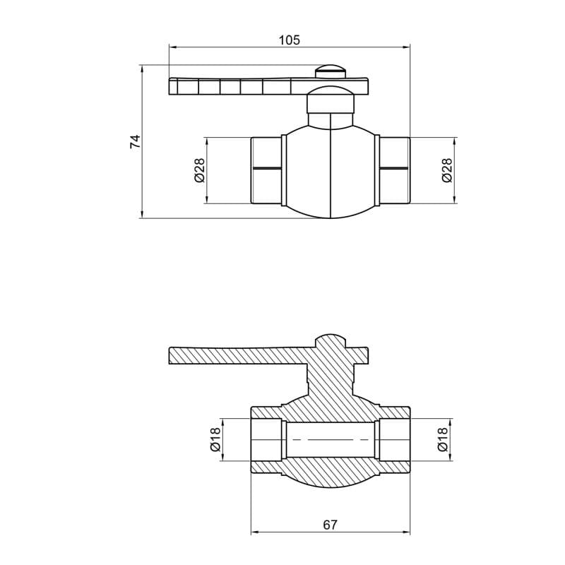 Кран кульовий Alfa Plast PPR 20мм (APBVSB20XXX)