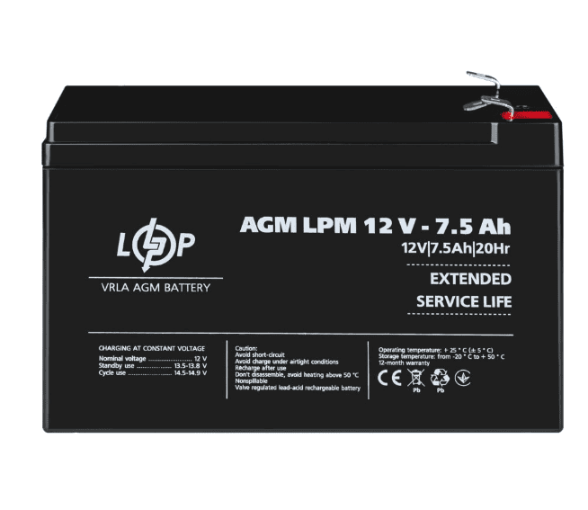   LogicPower AGM LPM 12V 7,5Ah (3864)
