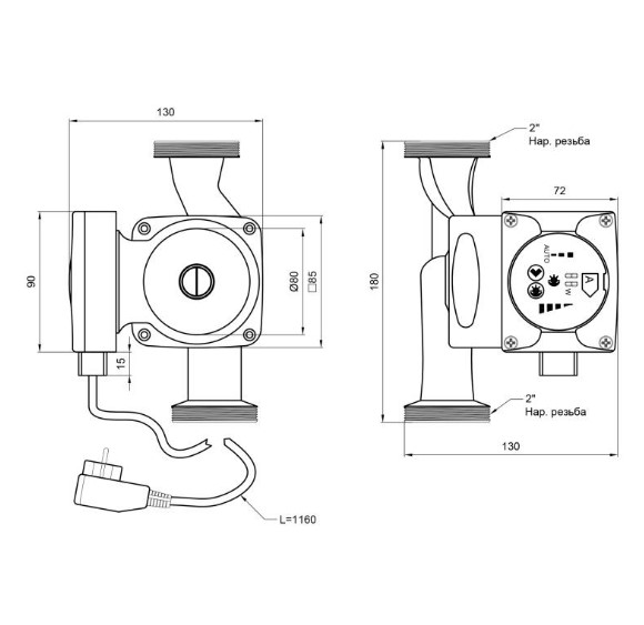 Насос циркуляционный Thermo Alliance LPSA 32/60/180 (TALPSA3260180)