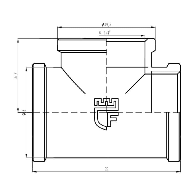  SD Forte 1" 1/4  (SF36132)