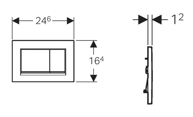   Geberit Sigma 30   (115.883.KH.1)