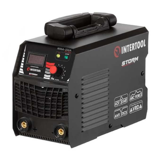 Зварювальний апараті Intertool Storm MMA-200A WT-4005